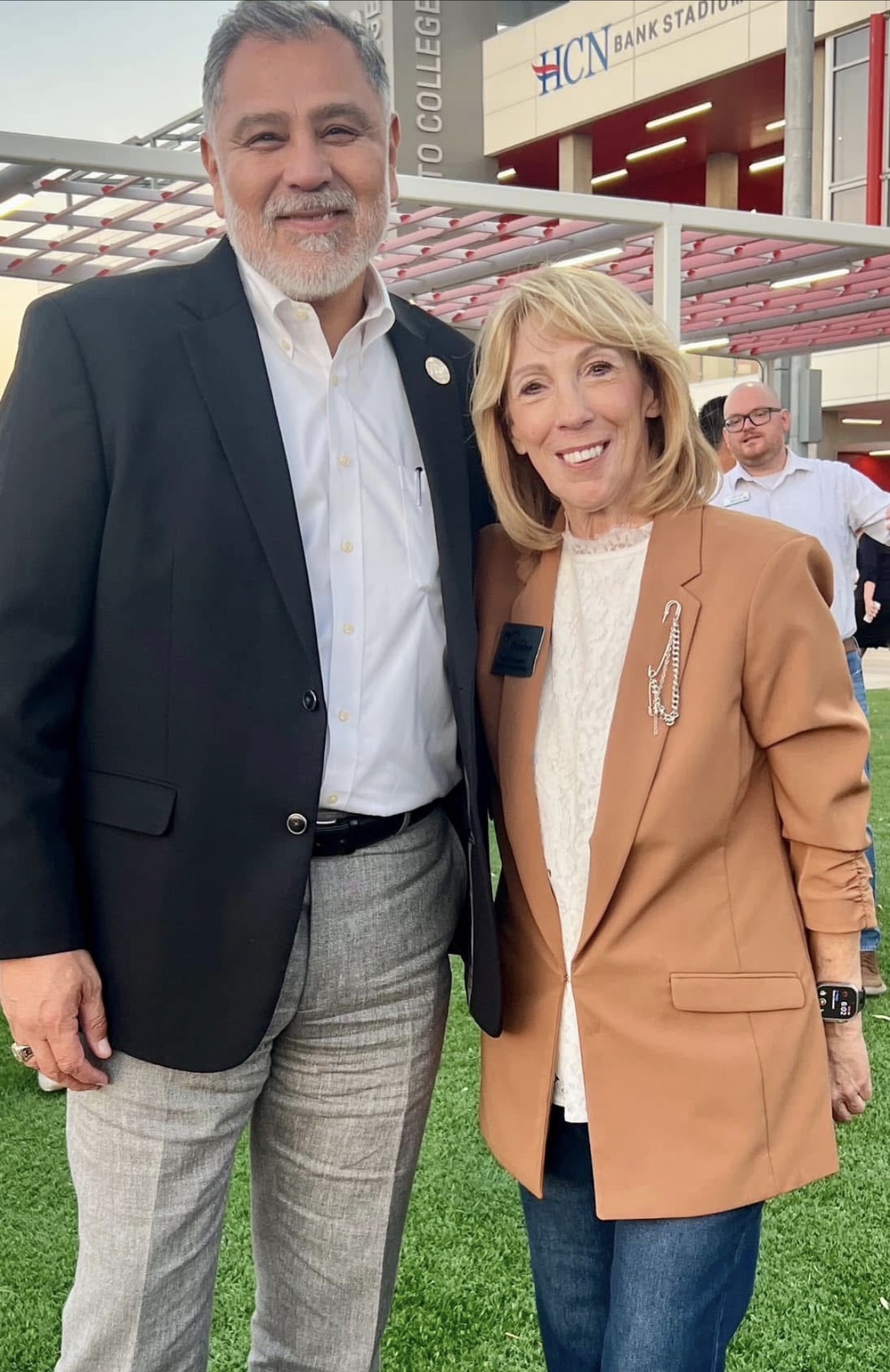 Vicki Carpenter at a Capitol reception with legislators